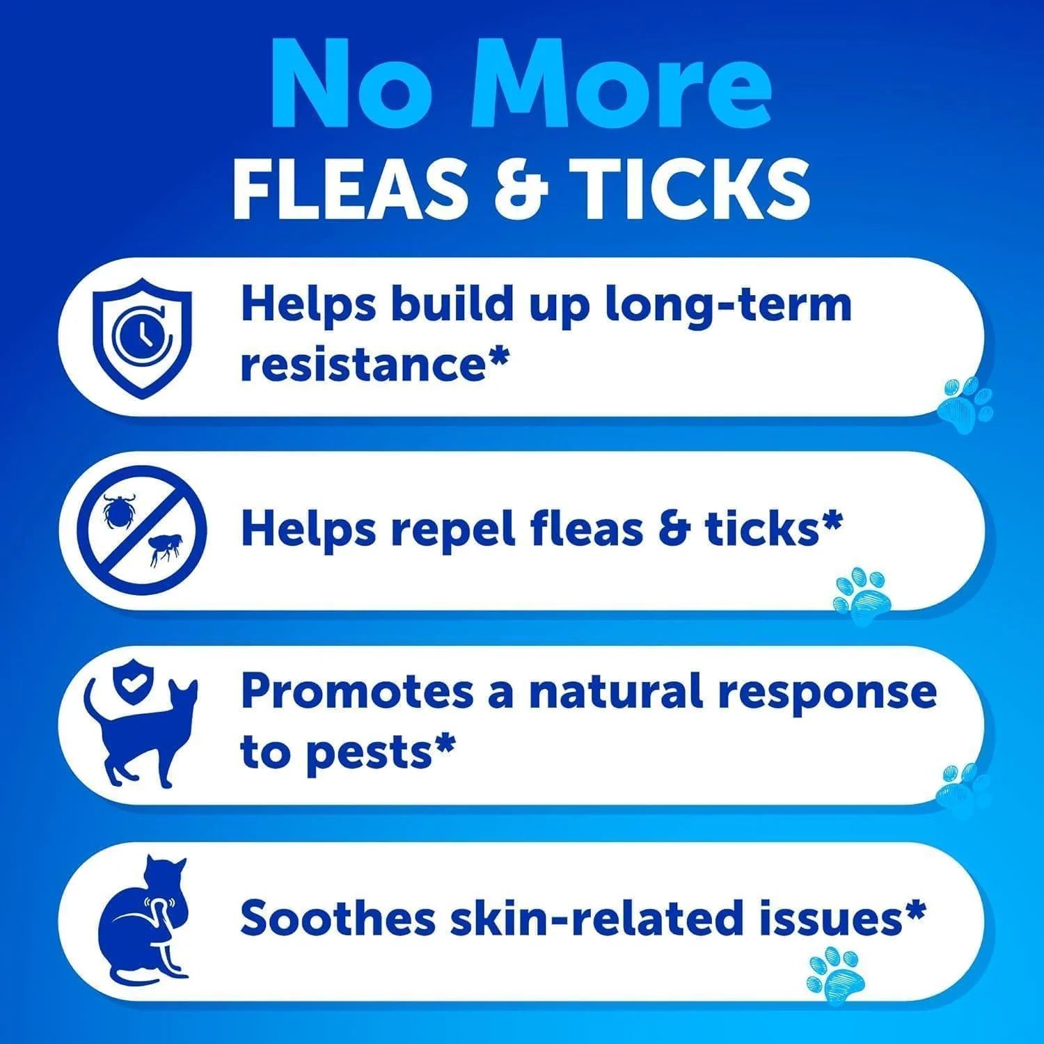 Flea Treatment for Cats Natural Flea and Tick Prevention Supplement for Cats Kittens Chewable Daily Oral Pills with Vitamins 135 Soft Chews Skin & Coat Dental Treats Digestion Made in USA