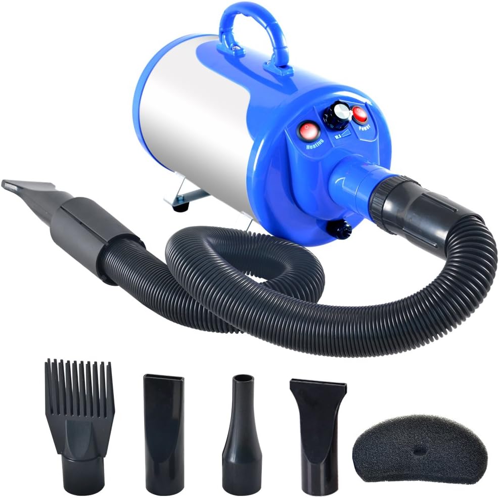 Groomer Partner Pet Hair Force Dryer Dog Grooming Blower with Heater 